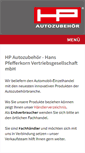Mobile Screenshot of hp-autozubehoer.de